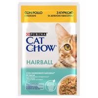 Cat Chow 26 x 85 g - Hairball kuřecí a zelené fazolky
