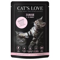 Cat's Love 24 x 85 g – výhodné balení - Junior kuřecí