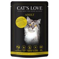 Cat's Love 24 x 85 g – výhodné balení - telecí s krocanem