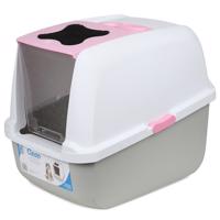 Catit toaleta pro kočky s krytem růžová