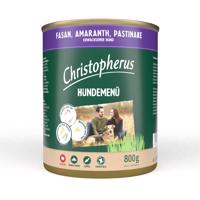 Christopherus krmivo pro psy, bažant s amarantem a pastiňákem 12 × 800 g