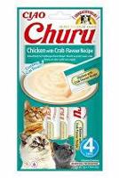 Churu Cat Chicken with Crab Flavour Recipe 4x14g + Množstevní sleva