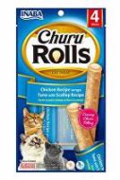 Churu Cat Rolls Chicken wraps&Tuna+Scallop cr. 4x10g + Množstevní sleva