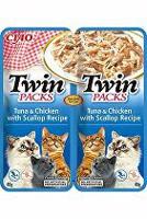 Churu Cat Twin Packs Tuna&Chick & Scallop in Broth 80g + Množstevní sleva