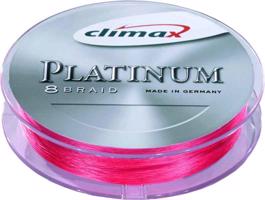 CLIMAX platinum 8 braid šňůra červená