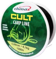 Climax silon Cult Carp line - černý 1000m Variant: Průměr: 0,25mm nosnost: 5,0kg
