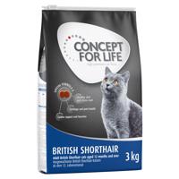 Concept for Life British Shorthair Adult - Vylepšená receptura! - 3 kg