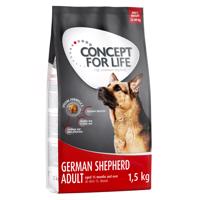 Concept for Life granule, 4 x 1 / 1,5 kg - 20 % sleva - Německý ovčák Adult 4 x 1,5 kg