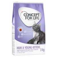 Concept for Life Mum & Young Kittens – Vylepšená receptura! - 3 kg