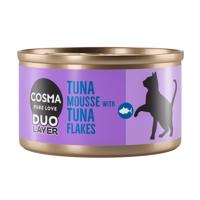 Cosma DUO Layer 24 x 70 g - tuňáková pěna s kousky tuňáka