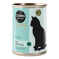Cosma Soup 6 x 100 g - 20 % sleva - tuňák s hráškem