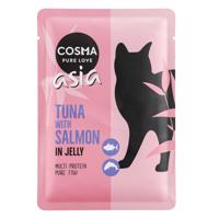 Cosma Thai/Asia kapsičky 24 x 100 g - tuňák & losos v želé