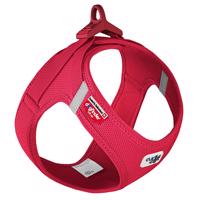 Curli Vest Clasp Air-Mesh postroj – červený - velikost 3XS: obvod hrudníku 26,7 - 30,1 cm
