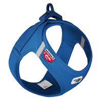 Curli Vest Clasp Air-Mesh postroj – modrý - velikost 2XS: obvod hrudníku 30,2 - 33,8 cm