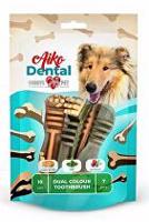 Dental Dual color toothbrush M 10cm 7ks