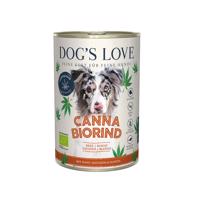 DOG'S LOVE Canna BIO hovězí s konopím 6 × 400 g