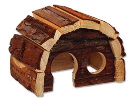 Domek SMALL ANIMALS Hobit dřevěný 15 x 10 x 9 cm 1ks