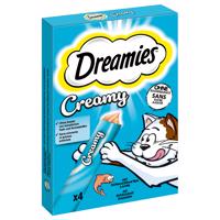 Dreamies Creamy Snacks - losos (4 x 10 g)