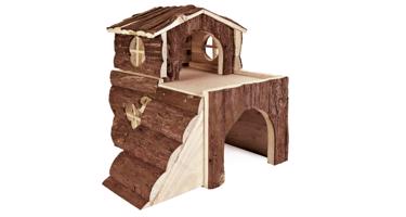 Dřevěný domek BJORK pro křečky, 2 místnosti 31 x 28 x 29 cm