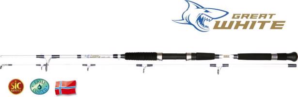 Dvoudílný rybářský prut - Great White 160g Variant: Light Lure 240cm / hmotnost 361g
