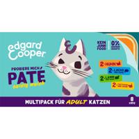 Edgard & Cooper Adult paštika pro dospělé kočky, variace chutí 8 × 85 g