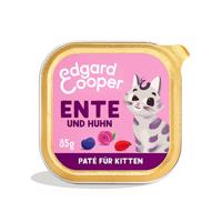 Edgard & Cooper Paté Kitten, kachna a kuře z volného chovu 16× 85 g
