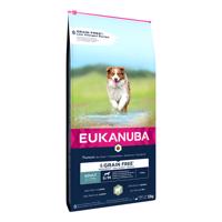 Eukanuba Grain Free Adult Small & Medium Breed s jehněčím - výhodné balení: 2 x 12 kg