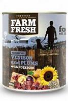 Farm Fresh Dog Venision&Plums+Potatoes konzerva 800g + Množstevní sleva
