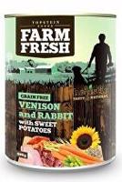 Farm Fresh Dog Venision&Rabit+Sweet Potatoes konz 800g + Množstevní sleva Sleva 15%
