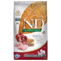 Farmina N&D Ancestral Grain Adult Medium & Maxi Chicken & Pomegranate - 12 kg
