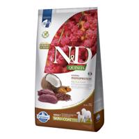 Farmina N&D Quinoa Skin & Coat jelení maso, quinoa, kokos a kurkuma Adult - Výhodné balení: 2 x 7 kg