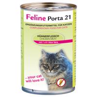Feline Porta 21 12 x 400 g - kuřecí maso s aloe