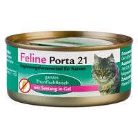 Feline Porta 21 krmivo pro kočky 6 x 156 g - Tuňák mořské řasy