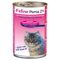 Feline Porta 21 pro kočky 6 x 400 g - Tuňák s krevetami