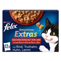 FELIX Sensations Extras v želé výběr z venkova, 12 × 85 g