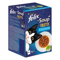 Felix Soup Filet 6 x 48 g - lahodný výběr z ryb