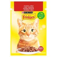 Friskies Cat hovězí ve šťávě 85 g