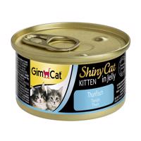 GimCat ShinyCat Kitten tuňák, 6 x 70 g