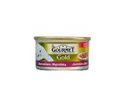 Gourmet Gold konz. kočka k.masa kuře,játra 85g + Množstevní sleva sleva 15%