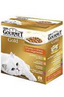Gourmet Gold Mltp konz. kočka kousky ve šť.zelen.8x85g + Množstevní sleva sleva 15%