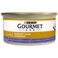 GOURMET Gold Savoury Cake KK s jehněčím a zelenými fazolkami 85 g