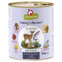 GranataPet Liebling's Mahlzeit  6 x 800 g - zvěřina a losos