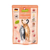GranataPet pro kočky – Delicatessen Pouch telecí maso a králík 12 × 85 g