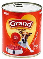 GRAND konz. pes hovězí 850g + Množstevní sleva Sleva 15%