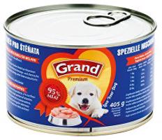 GRAND konz. štěně speciální mas.směs 405g + Množstevní sleva Sleva 15%