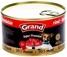 GRAND konz.  Superpremium pes hovězí 405g + Množstevní sleva