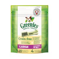 Greenies Grain Free Large dentální pamlsky pro psy s hmotností vyšší než 23 kg – 170 g