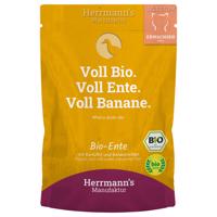 Herrmann's Bio-Selection 40x100 g - výhodné balení - bio kachna s bio bramborami a bio banánovými čipsy