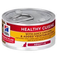Hill's Science Plan Adult Healthy Cuisine Chicken & Vegetables Stew - 24 x 79 g
