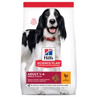 Hill's Science Plan Canine Adult 1-6 Medium Chicken - výhodné balení 2 x 14 kg